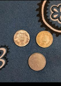Rare Indian Coins Of 2 Rupee