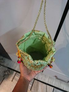 Embroidered Potli Bag