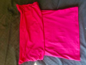Trendy Pink Off-Shoulder Top