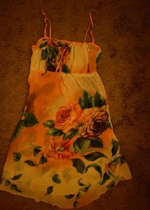 Boho y2k vintage Floral Summer mini slip Dress