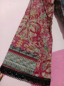 Pakistani Suit With Pant And Dupatta