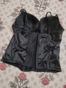 Black Satin Corset Shapewear