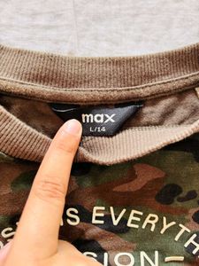 army print crop top