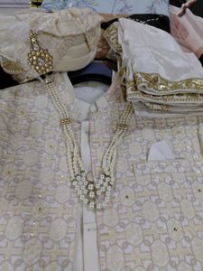 Wedding sherwani with all accesories
