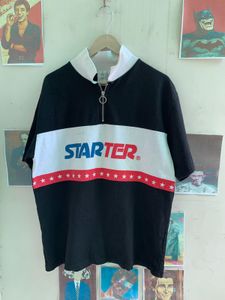 Starter Graphic Print Quarter Zip Top (PT513)