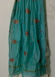 Party wear embroidered Duptta