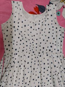 Starry White Dress