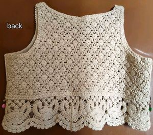 Boho Crocheted Crop Top