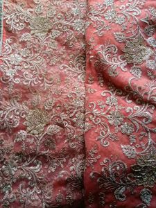Embroidered Pink Saree