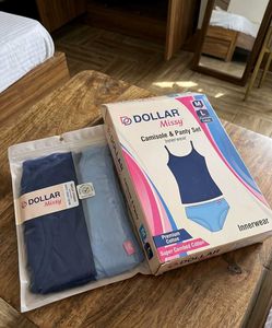 Blue Cotton Bikini Briefs