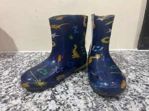 Fun Patterned Kids Rain Boots size 26