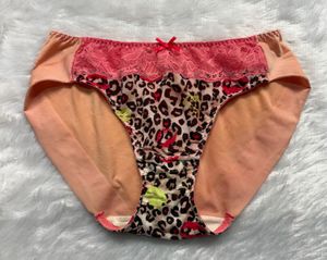 Cute Leopard Print & Lace Briefs