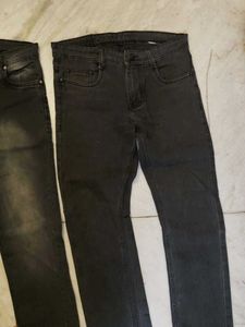 Men's Charcoal Grey Jeans