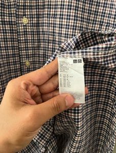 Uniqlo Men's Checked Button-Up Shirt