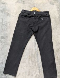 Men's Charcoal Zip Pocket Pants
