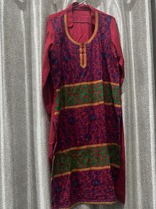 Embroidered woollen suit