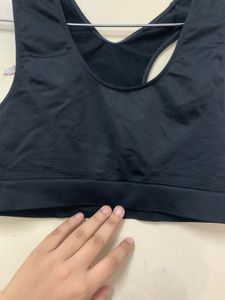 Black Sports Bra