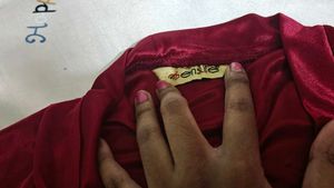 Satin Red Robe