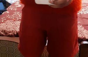 2 Pairs Red Color Shorts And Black Boyshorts