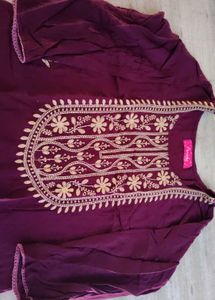 Parisha Kurta with Embroidery