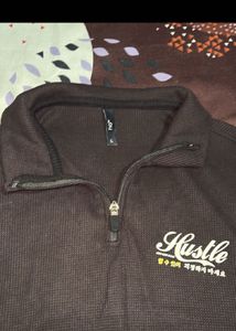 Stylish "Hustle" Quarter Zip Pullover