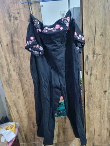 Cover story Floral Embroidered Jumpsuit