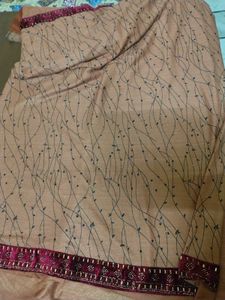 Embellished Ethnic Saare