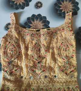 Pretty Yellow Sharara Set