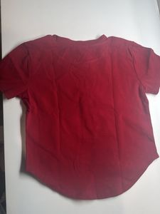 Stylish Red YSL Sequin T-Shirt