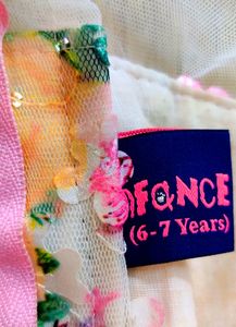 Pink Barbie Party Frock For Girls