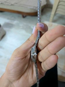Elegant Silver-Tone Women's Watch