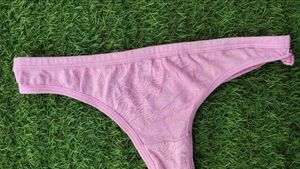 Pink Thong Underwear