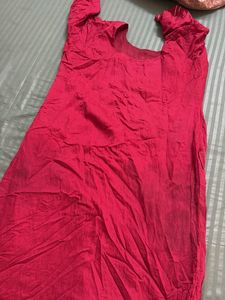 Elegant Pink Striped Kurta