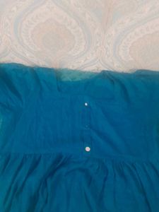 Teal Kurta Set for women