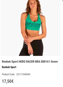 Orginal Reebok sports bra