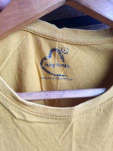 Mustard Yellow Being Human T-Shirt