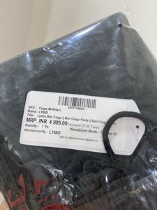 Men's Grey Cargo Pants
