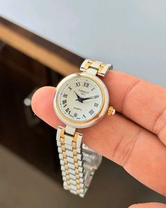 Elegant Two-Tone Tissot Quartz Watch