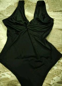 Classic Black One-Piece Swimsuit s size