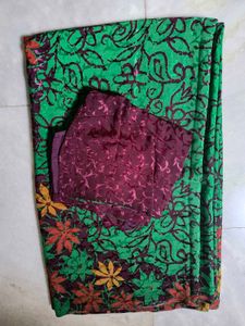 Green Saree