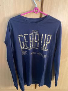 spyker Men's Blue Graphic T-Shirt
