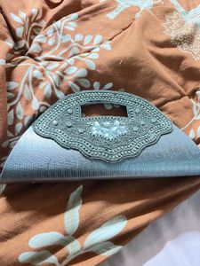 Elegant Beaded Clutch Bag
