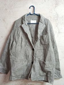 Gray Oversized Winter Jacket