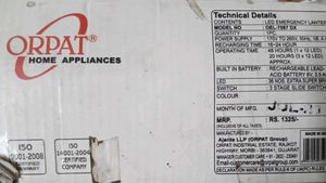 Orpat LED Emergency Lantern