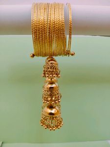 Oxidised Golden Bracelet For Girls