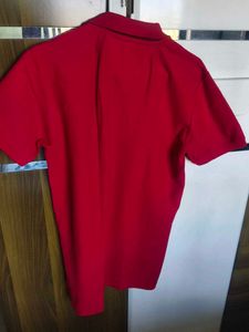 Classic Red Tommy Hilfiger Polo Shirt