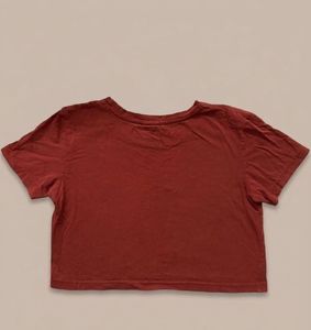 Rust Crop T-Shirt