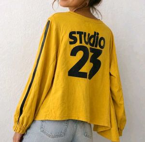 Mustard Yellow Studio 23 Full-Sleeve Top 💛