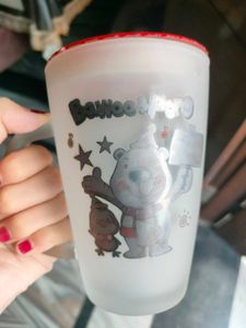 Cute Cartoon Glass Cup