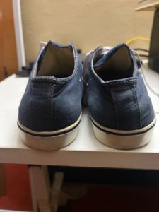 Blue Canvas Sneakers